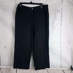 Harve Benard 12P Black Capri Pants